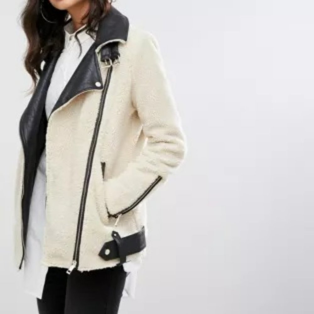 Effortlessly Chic Ultimate Borg Aviator Jacket In… - image 3